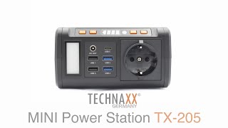 Technaxx MINI Power Station TX205 English [upl. by Carey]