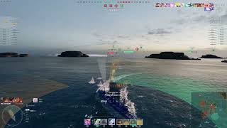 World of Warships Ultimate Challenge IJN Kitakami 121 Fast Sinked Record Time 321 [upl. by Anelrac253]