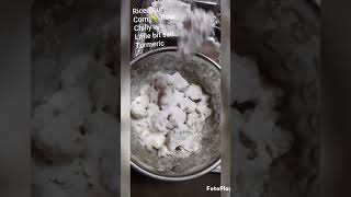 snacks Sunday recipe food kaliflower pakodarecipe [upl. by Yacano]