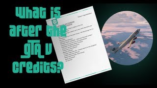 Whats after the GTA V credits Friedlanders Note amp The Magic Jumbo JetGlitch [upl. by Hadria68]