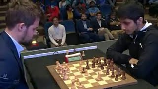 Shortest Game of Magnus Carlsen life Magnus Carlsen vs Vidit Gujrathi [upl. by Alexandrina]