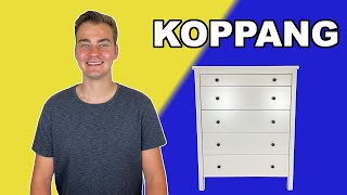 KOPPANG 5 Drawer Chest IKEA Tutorial [upl. by Aicat548]