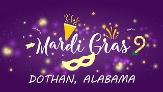 Mardi Gras Krewe of Kolosse Dothan AL  2262022 [upl. by Ellesig]