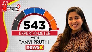 Whos Winning 2024  The ExpertOMeter  Tanvi Pruthi  NewsX [upl. by Dnomra]