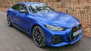 Honest 1st Drive BMWs i4 M50 all electric 4 series GC 544hp and 795nm  4k [upl. by Ardeha361]