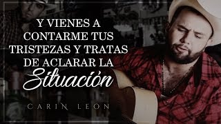 LETRA TÚ LO DECIDISTE  Carin León Lyric Video [upl. by Barbur465]