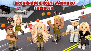 😂 KOMİK FAKİRLER KÖYÜNDE KÖFTE YAĞMURU 😂👉 KOMİK HİKAYE   ROBLOX BROOKHAVEN  🏡 [upl. by Newby]