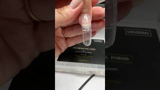 Hard structured gel universal dual form nails snap ASMR nails [upl. by Isaac]