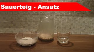 🍪 RoggenSauerteig selber machen 🍞  für leckeres selbstgebackenes Brot  Fermentastisch [upl. by Valina446]