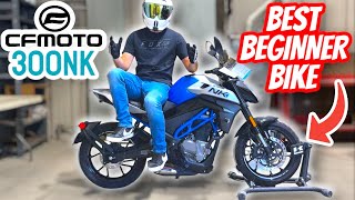 CFMOTO 300NK DETAILED OVERVIEW USA  FEATURESSPECSEXHAUST SOUND  BEST BEGINNER BIKE 2024 [upl. by Astrahan867]