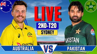 PAKISTAN vs AUSTRALIA  2nd T20 Match  Live Cricket Match  AUS vs PAK Live T20 Match  PAK vs AUS [upl. by Yalahs]