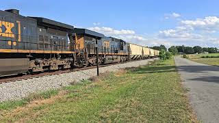 CSX G96611 with a Killer Horn Show and a Great K5LA Horn AC44CWES44AH amp Rolling [upl. by Iene]