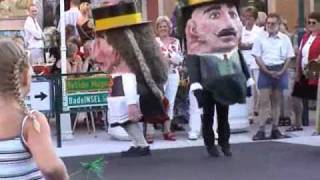 Giant Samson parade at Tamsweg Lungau Salzburg Austria [upl. by Andy285]