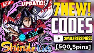 NEW UPDATE ALL WORKING CODES FOR SHINDO LIFE IN 2024  SHINDO LIFE JULY CODES [upl. by Enitsrik]