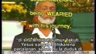 Ahmed deedat vs Stanly sjorberg Is jessus God Apakah yesus tuhan  Teks Indonesia 2 [upl. by Panter]