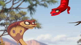 Ushari introduces the skinks to Janja Scene  The Lion Guard The Rise of Scar 4K Clip [upl. by Thorrlow]