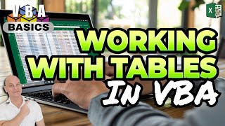 The Secret To Creating Excel Tables With VBA  Free Cheat Sheet [upl. by Esiuol]