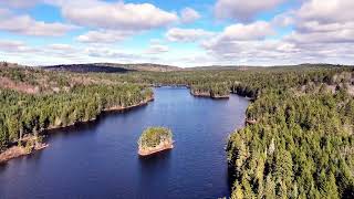 Wetmore lake and Sancton Dam Lake Moss Glen New Brunswick Canada [upl. by Leaper]