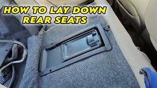 Honda Accord 19982002 Fold Down Rear Seats Flat [upl. by Editha]