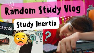 Random Study Vlog 📖 study inertia🙂‍↔️ studyvlog neet neetpg mbbs [upl. by Nashom]