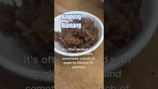 Bagoong Alamang for Karekare motivation food cooking recipe [upl. by Abehs]