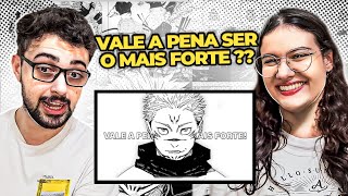 VALE A PENA SER O MAIS FORTE  AizeN Jujutsu Kaisen React [upl. by Ahcsat36]