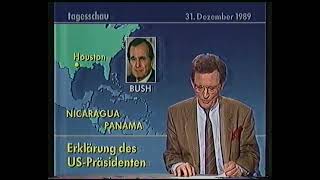 ARD 30121989 Tagesschau zum Sendeschluß [upl. by Rise647]