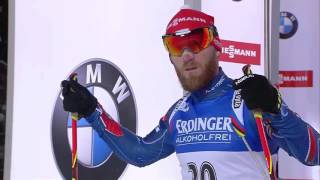 THE COMEBACK  Biathlon World Cup 1 20152016  Men 20km Race [upl. by Vinny692]