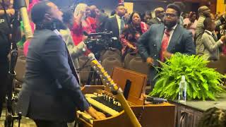 Cogic Aim 2024 Pooter Golden Smacking On Drums at Revival Fire 🔥❗️🥁🎹🎸 [upl. by Prent558]