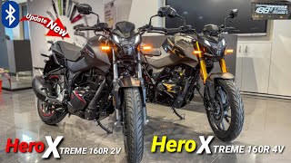 Hero Xtreme 160R 4v Dual Channel ABS Vs Xtreme 160r 2v New Model 2024 Comparison Which is Best Bike [upl. by Eiruam]