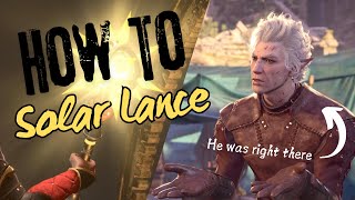 Solar Lance  How to get Astarion‘s rare Dialogue  Baldur‘s Gate 3 [upl. by Leonerd600]