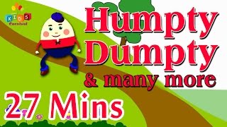 Humpty Dumpty amp More  Top 20 Most Popular Nursery Rhymes Collection [upl. by Peedus]