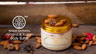 Buy Khadi Natural Ayurvedic Almond amp Kokum Body Butter [upl. by Macegan]