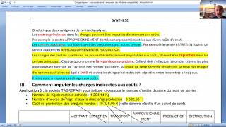 GEA DUT 1 Calculs de coût correction chapitre 1 le modèle des centres danalyse [upl. by Enialedam]