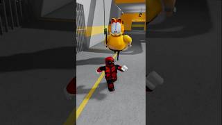 DEADPOOL escape GARFIELD PRISON RUN roblox shorts [upl. by Lathe549]