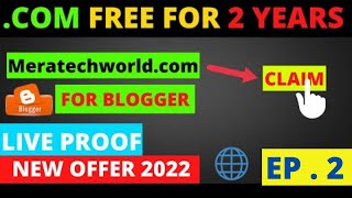 How to get free domain  Free domain कैसे ले  Part 2 [upl. by Iiette]