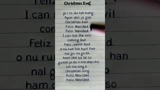 Stray Kids  quotChristmas Evelquot Lyrics REQUESTED lyrics straykids shorts shortsfeed [upl. by Olsson]