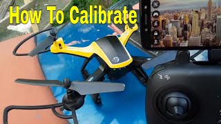 How To Calibrate The Sky Tracker GPS Video Drone [upl. by Aietal]