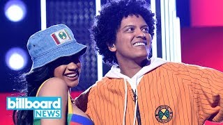 Cardi B Announces She Won’t Be Joining Bruno Mars on Tour  Billboard News [upl. by Nabetse428]