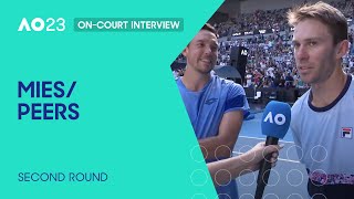 MiesPeers OnCourt Interview  Australian Open 2023 Second Round [upl. by Flanagan]