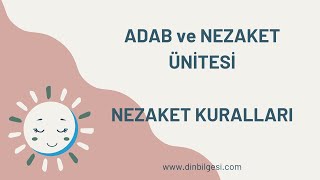 Nezaket Kuralları 5 Sınıf 3 Ünite  Video Ders [upl. by Arua630]