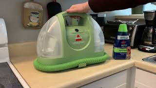 How to Use Bissell Little Green Machine Capet Cleaner [upl. by Stultz]