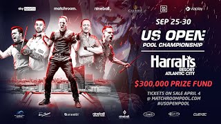 WATCH LIVE  2023 US Open Pool Championship  Table One [upl. by Larine]