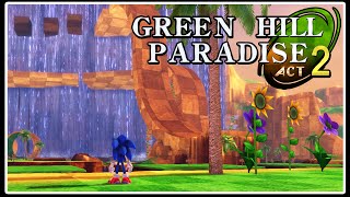 Green Hill Paradise Act 2 1080p 60 fps BEST SONIC GAME EVER [upl. by Crosby180]