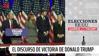 Así fue el discurso del triunfo de Donald Trump  Elecciones presidenciales de Estados Unidos 2024 [upl. by Shumway386]