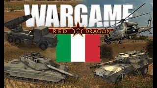 ITALY SHOWCASE learning their STRENGTHS and weakness  Wargame Red Dragon Gameplay [upl. by Eydnarb]