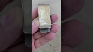 TiffanyampCo SILVER money clip metaldetecting treasurehunt [upl. by Zipporah237]