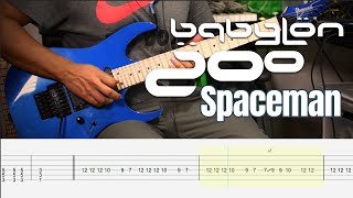 Babylon Zoo  Spaceman  Guitar Cover with Tabs [upl. by Ogait134]