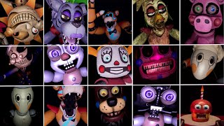 Five Nights at Freddys Help Wanted 2  ALL Jumpscares Animations PS5 PSVR2 4K [upl. by Natika]