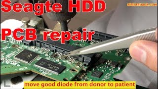 ST3000DM001 seagate HDD repair data recovery [upl. by Elleda280]